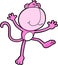 Pink Monkey Vector