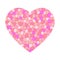 Pink mosaic heart