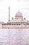 Pink Mosque near the lake. Putra, Putrajaya Masjid