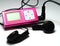 Pink mp3 player