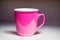 A pink mug. The Pink Serenity Mug. Generative AI
