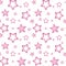 Pink nacre stars on a white background pattern seamless vector