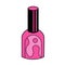 pink nail polish bottle