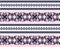 Pink Navy Christmas Fair Isle Seamless Pattern Background