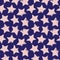 Pink Navy Stars brush stroke seamless pattern background
