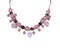 Pink Necklace with Hearts