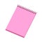 Pink notebook