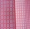 Pink nylon fabric in the room