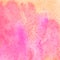 Pink and orange square watercolor stains background