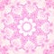 Pink ornate vector lacy seamless pattern