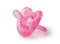 Pink orthodontic pacifier