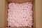 Pink packing foam