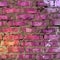 Pink Paint Brick Wall Design Background Purple Splatter