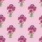 Pink peonies pattern.Holiday gift.Christmas and Valentine\\\'s Day.