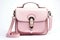Pink Perfection: A trendy smooth handbag for the stylish woman, generative AI