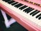 Pink piano.