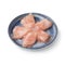 Pink pickled sushi ginger slices in bowl