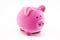 Pink piggy bank