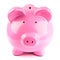 Pink piggy bank