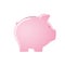 Pink piggy bank