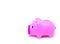 Pink piggy bank pink Little income must know how to save money