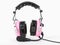 Pink pilot headphones, Aviation headphones for pilots