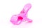Pink plastic clamp tool