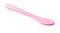 Pink plastic cosmetic spatula