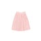 Pink pleated skirt. Fashionable concept. Isolated. White backgr