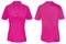 Pink Polo Shirt Template for Woman