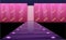 Pink purple glossy fashion week runway catwalk background