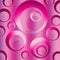 Pink purple gradient blurred background with retro coogami.