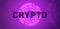 Pink and purple neon crypto market abstract background