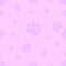 pink and purple Seamless animal pattern of cat footprint. kitten doodle icon. Endless texture can be used for wallpaper