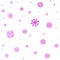 Pink and purple snowfall seamless