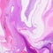 Pink and Purple Swirled Paint Texture Background, Colorful Swirl Pattern, Flowing Paint Banner