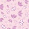 Pink purple tulip allover seamless print background design