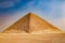 Pink Pyramid - the northern pyramid of Pharaoh Snofru in Dakhshur, XXVI century BC