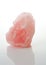 Pink quartz rose crystal