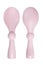 Pink rabbit spoon . new design unique cookware