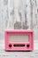 Pink Radio with Retro Look