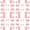 Pink rectangles in the form of tile seamless pattern