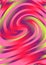 Pink Red and Green Swirling Background Illustration