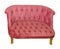 Pink retro couch