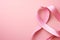 Pink ribbon background for breast cancer awareness month. Breast cancer awareness concept. Pink ribbon background. Uniting for