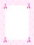 Pink ribbon border