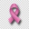 Pink ribbon flow, breast cancer awareness symbol.