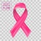 Pink ribbon flow, breast cancer awareness symbol