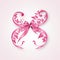 Pink Ribbon for a Friend or Family Member Who Has Survived Breast Cancer