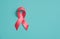 Pink ribbon like a symbol of Breast Cancer Awareness